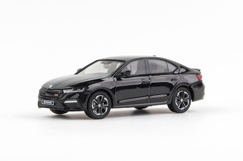 Abrex Škoda Octavia IV RS 1:43 Černý Crystal Metalíza